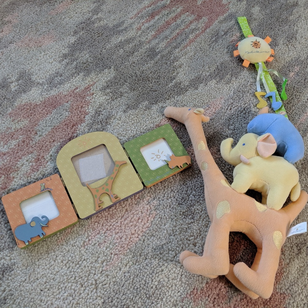 John Lennon Real Love frame and plush toy